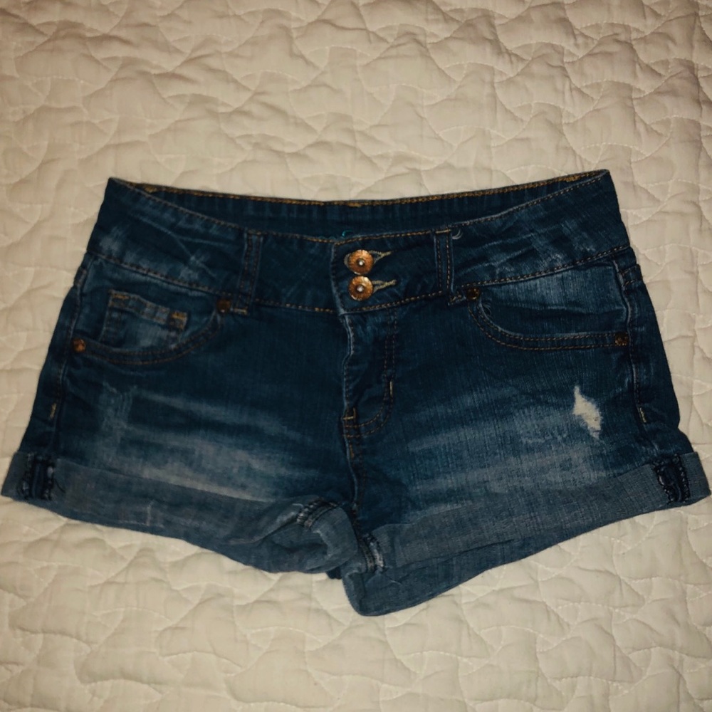 Refuge: Blue Jean Shorts